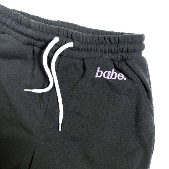 No Boundaries 'babe' High Waisted Cuffed Shorts (small 3-5) - Picture 5 of 7